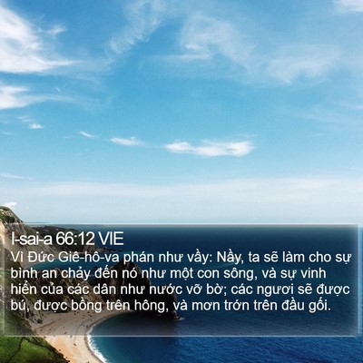 I-sai-a 66:12 VIE Bible Verse Image