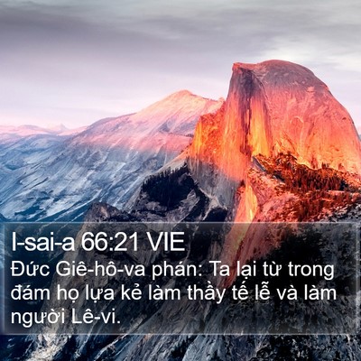 I-sai-a 66:21 VIE Bible Verse Image