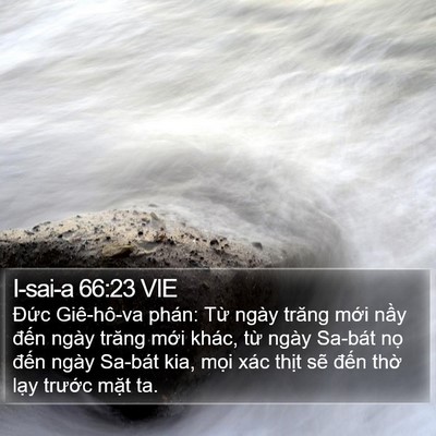 I-sai-a 66:23 VIE Bible Verse Image
