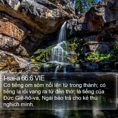 I-sai-a 66:6 VIE Bible Verse Image