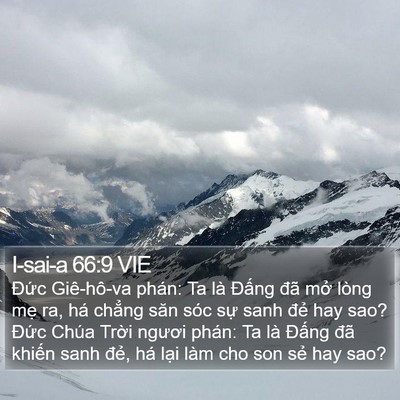I-sai-a 66:9 VIE Bible Verse Image