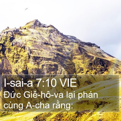 I-sai-a 7:10 VIE Bible Verse Image