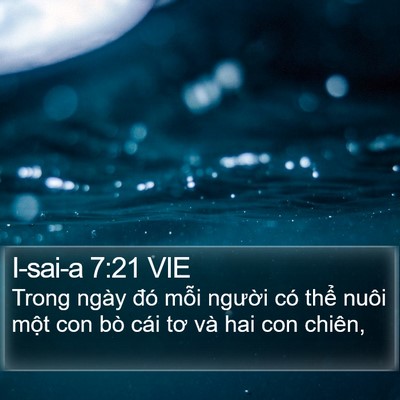 I-sai-a 7:21 VIE Bible Verse Image