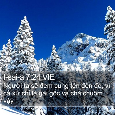I-sai-a 7:24 VIE Bible Verse Image
