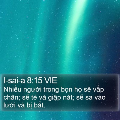 I-sai-a 8:15 VIE Bible Verse Image