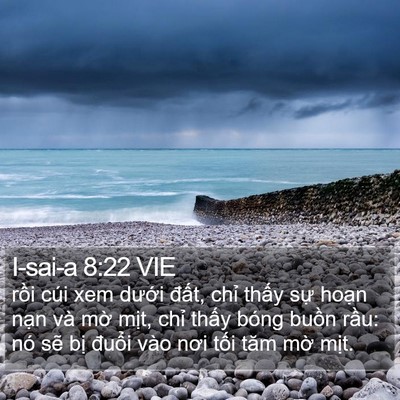 I-sai-a 8:22 VIE Bible Verse Image