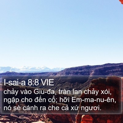 I-sai-a 8:8 VIE Bible Verse Image