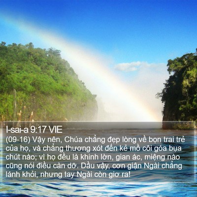 I-sai-a 9:17 VIE Bible Verse Image