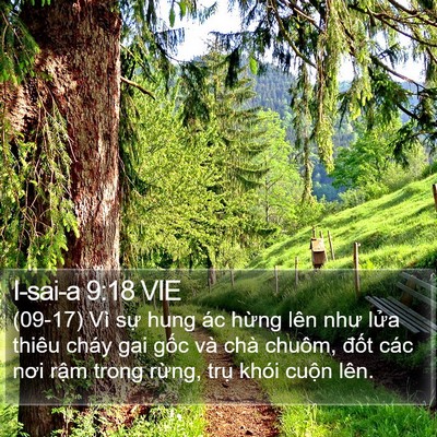 I-sai-a 9:18 VIE Bible Verse Image