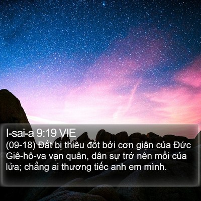 I-sai-a 9:19 VIE Bible Verse Image