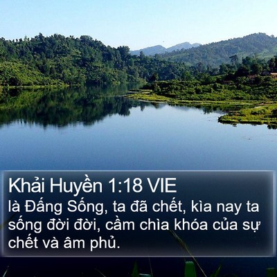 Khải Huyền 1:18 VIE Bible Verse Image