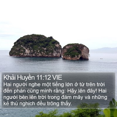 Khải Huyền 11:12 VIE Bible Verse Image