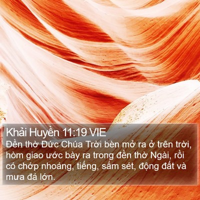 Khải Huyền 11:19 VIE Bible Verse Image