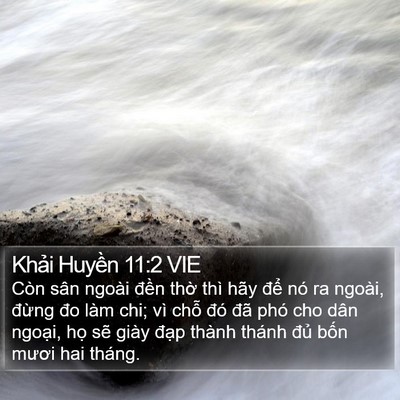 Khải Huyền 11:2 VIE Bible Verse Image