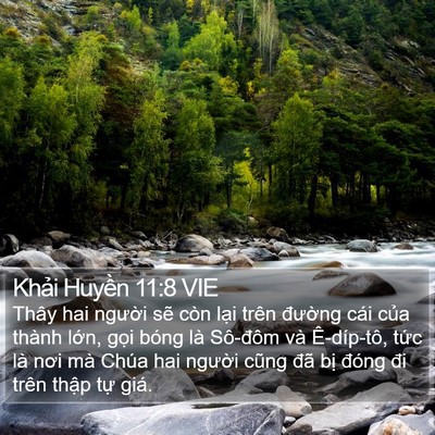 Khải Huyền 11:8 VIE Bible Verse Image