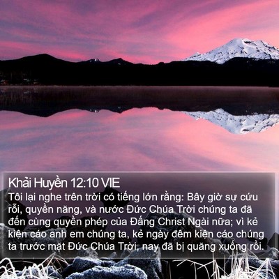 Khải Huyền 12:10 VIE Bible Verse Image