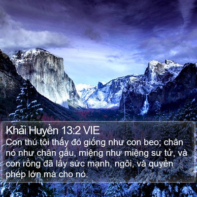 Khải Huyền 13:2 VIE Bible Verse Image