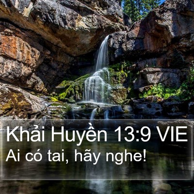 Khải Huyền 13:9 VIE Bible Verse Image