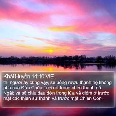 Khải Huyền 14:10 VIE Bible Verse Image