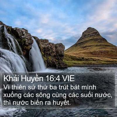 Khải Huyền 16:4 VIE Bible Verse Image