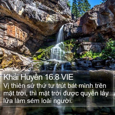 Khải Huyền 16:8 VIE Bible Verse Image