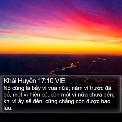 Khải Huyền 17:10 VIE Bible Verse Image