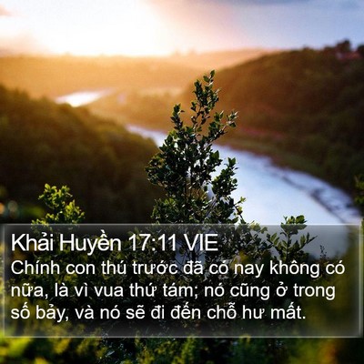 Khải Huyền 17:11 VIE Bible Verse Image