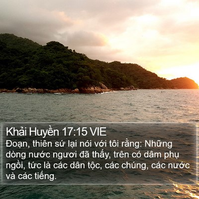 Khải Huyền 17:15 VIE Bible Verse Image