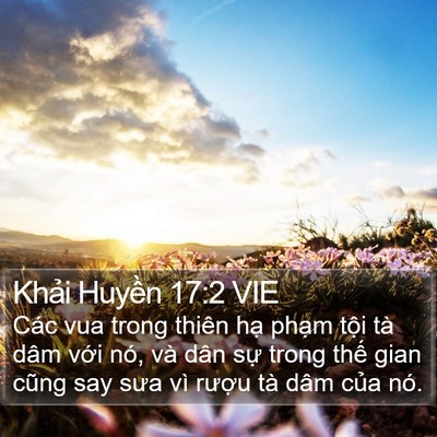 Khải Huyền 17:2 VIE Bible Verse Image