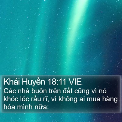 Khải Huyền 18:11 VIE Bible Verse Image