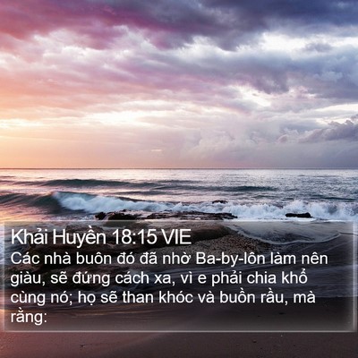 Khải Huyền 18:15 VIE Bible Verse Image