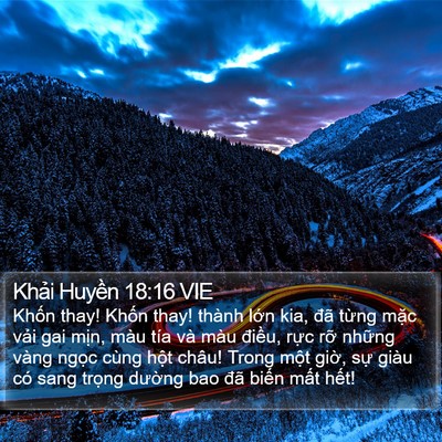Khải Huyền 18:16 VIE Bible Verse Image