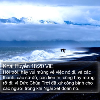 Khải Huyền 18:20 VIE Bible Verse Image