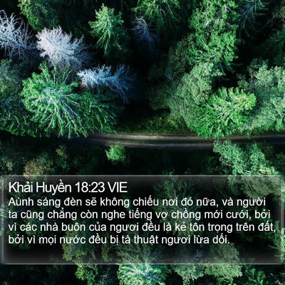 Khải Huyền 18:23 VIE Bible Verse Image