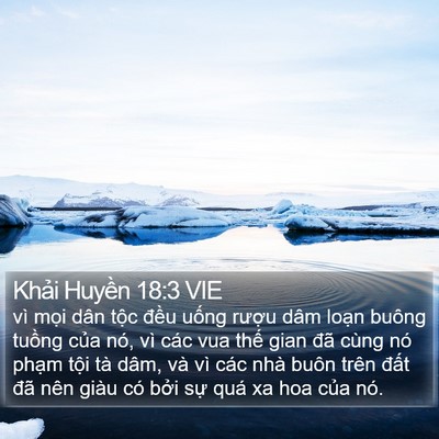 Khải Huyền 18:3 VIE Bible Verse Image