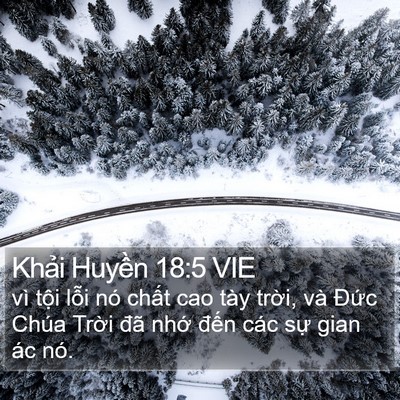Khải Huyền 18:5 VIE Bible Verse Image