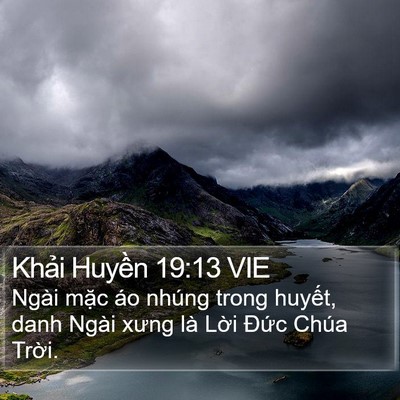 Khải Huyền 19:13 VIE Bible Verse Image