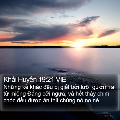 Khải Huyền 19:21 VIE Bible Verse Image
