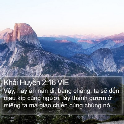 Khải Huyền 2:16 VIE Bible Verse Image