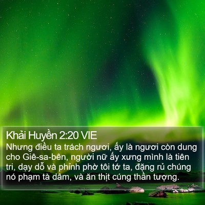 Khải Huyền 2:20 VIE Bible Verse Image
