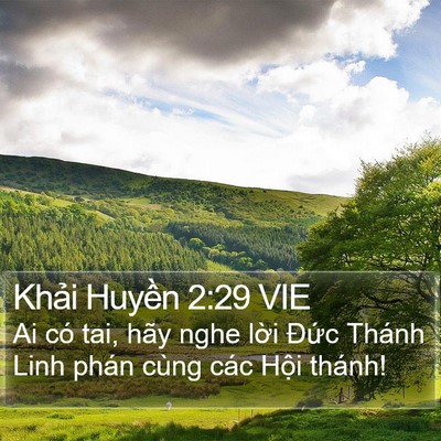 Khải Huyền 2:29 VIE Bible Verse Image