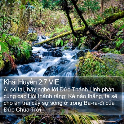 Khải Huyền 2:7 VIE Bible Verse Image