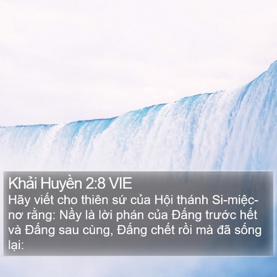 Khải Huyền 2:8 VIE Bible Verse Image