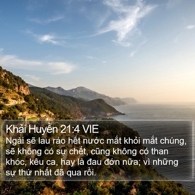 Khải Huyền 21:4 VIE Bible Verse Image
