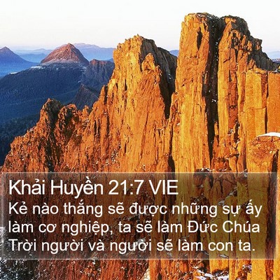 Khải Huyền 21:7 VIE Bible Verse Image