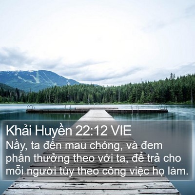 Khải Huyền 22:12 VIE Bible Verse Image