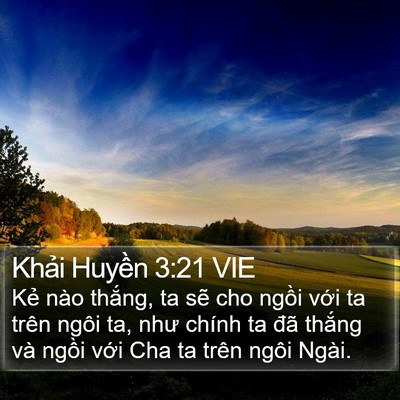 Khải Huyền 3:21 VIE Bible Verse Image
