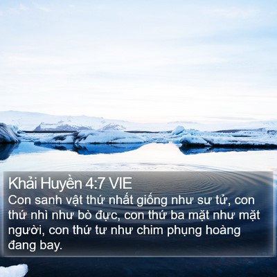 Khải Huyền 4:7 VIE Bible Verse Image