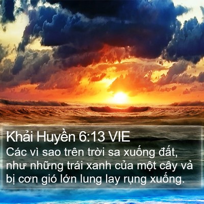 Khải Huyền 6:13 VIE Bible Verse Image