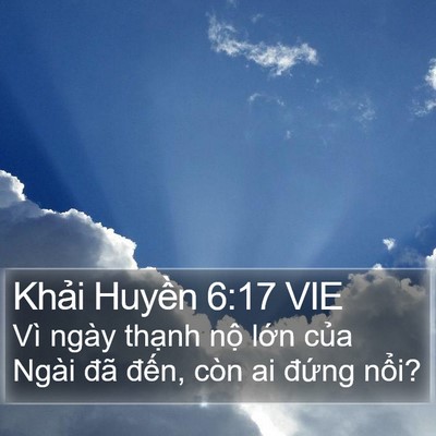 Khải Huyền 6:17 VIE Bible Verse Image